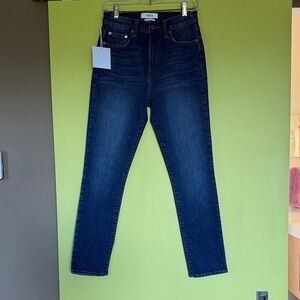 Pistola Size 27 NWT Skinny High-Rise Jeans in Dark Blue Indigo
